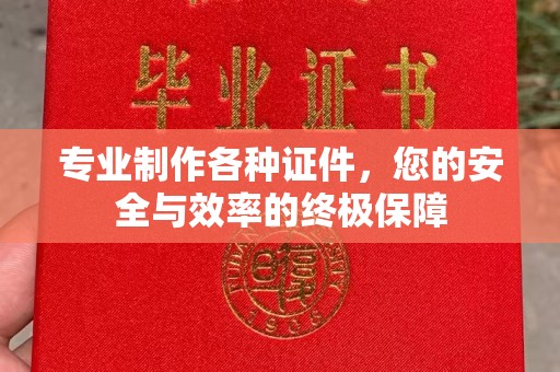 溪湖专业制作各种证件，您的安全与效率的终极保障